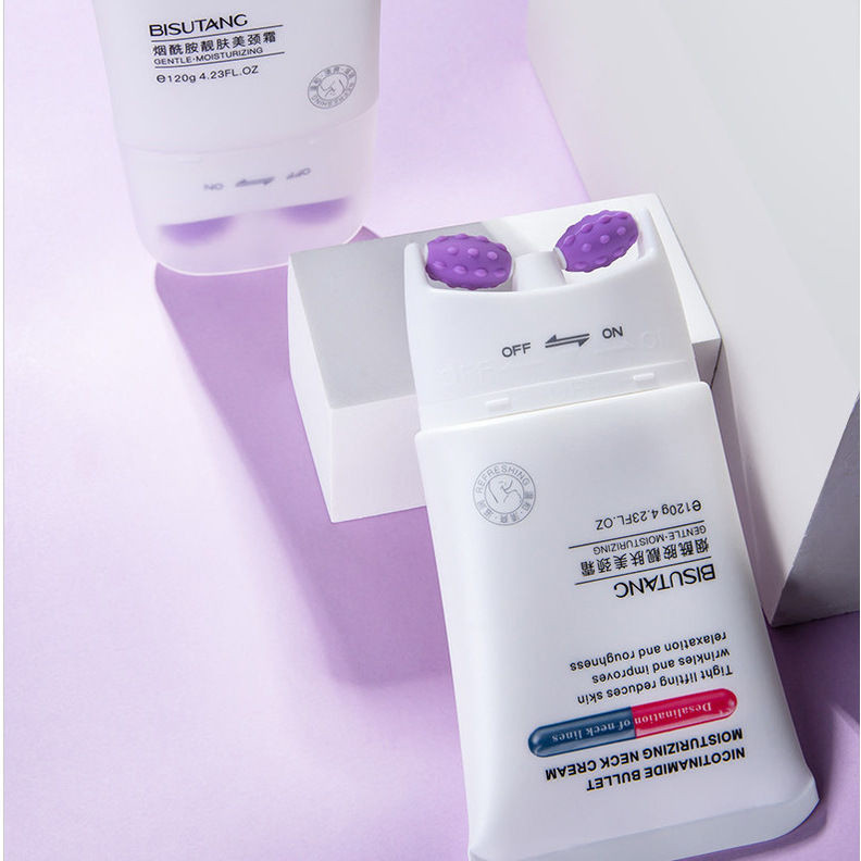 Bisutang คอครีม Fade คอหงส์คอที่ละเอียดอ่อน Smooth Roller Lifting นวดที่กําหนดเอง OEM qqq0804