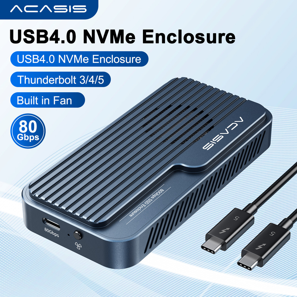 ACASIS 80Gbps USB4 M.2 NVMe SSD Case Thunderbolt 5 USB-C NVME SSD Enclosure