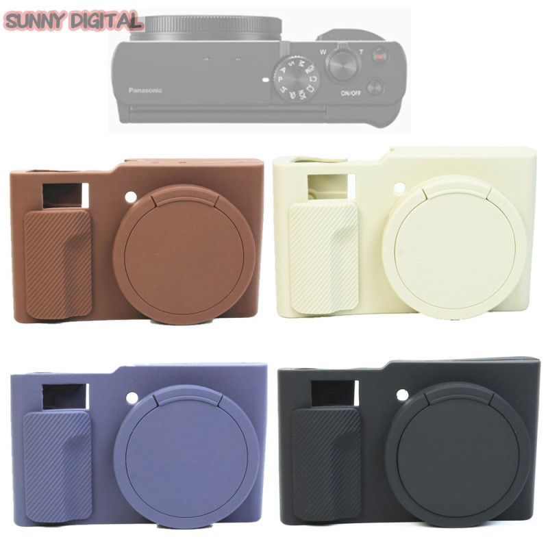 ยางซิลิโคนซิลิโคนกรณี Body Cover Protector กรอบผิวสําหรับ Panasonic LUMIX DC-ZS99 DC-TZ99 ZS99 TZ99 