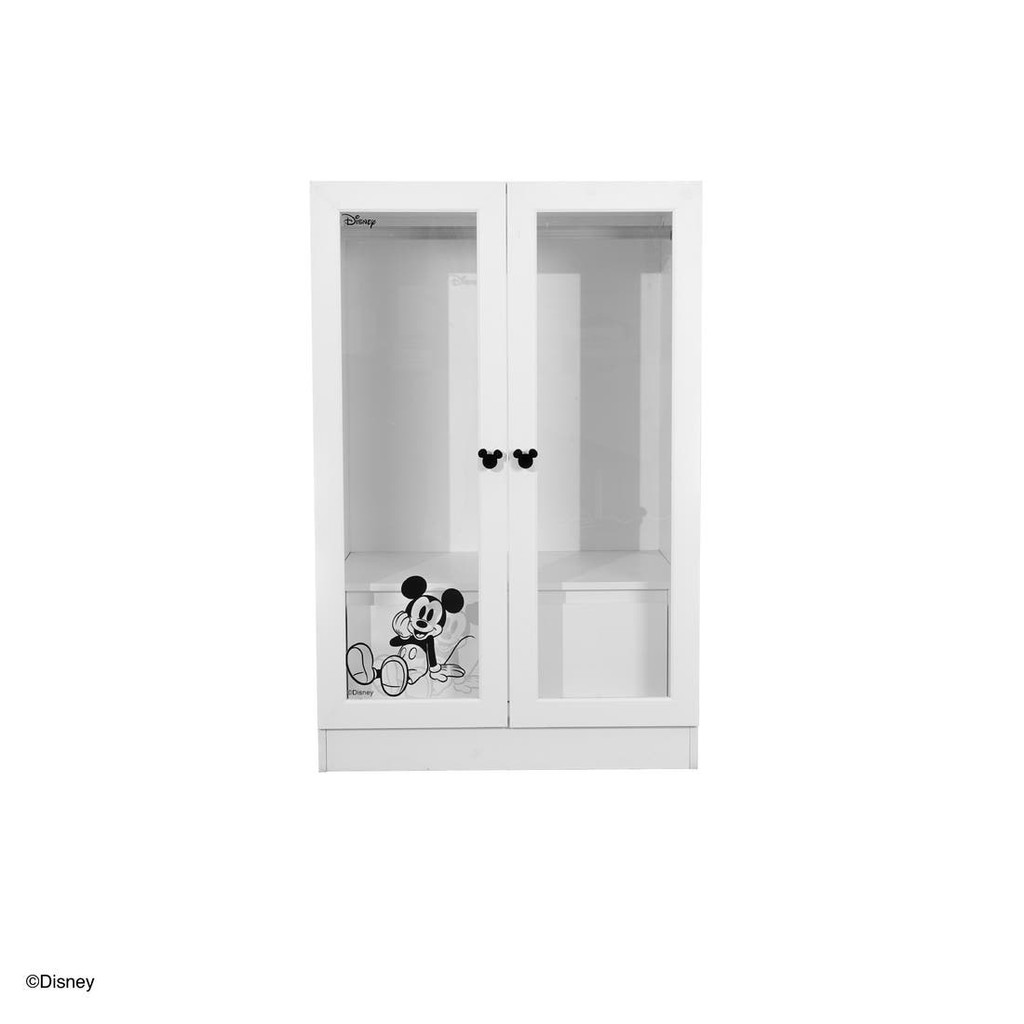 SB Design Square ตู้เสื้อผ้า บานกระจก DISNEY รุ่น MICKEY 02-GP80 (80x60x123 ซม.)  แบรนด์ DISNEYHOME