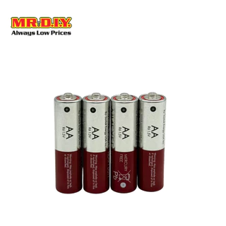 [2 แพ็ก] VINEXEL ถ่าน Super Heavy Duty AA R6 1.5V จำนวน 4 ก้อน/แพ็ก