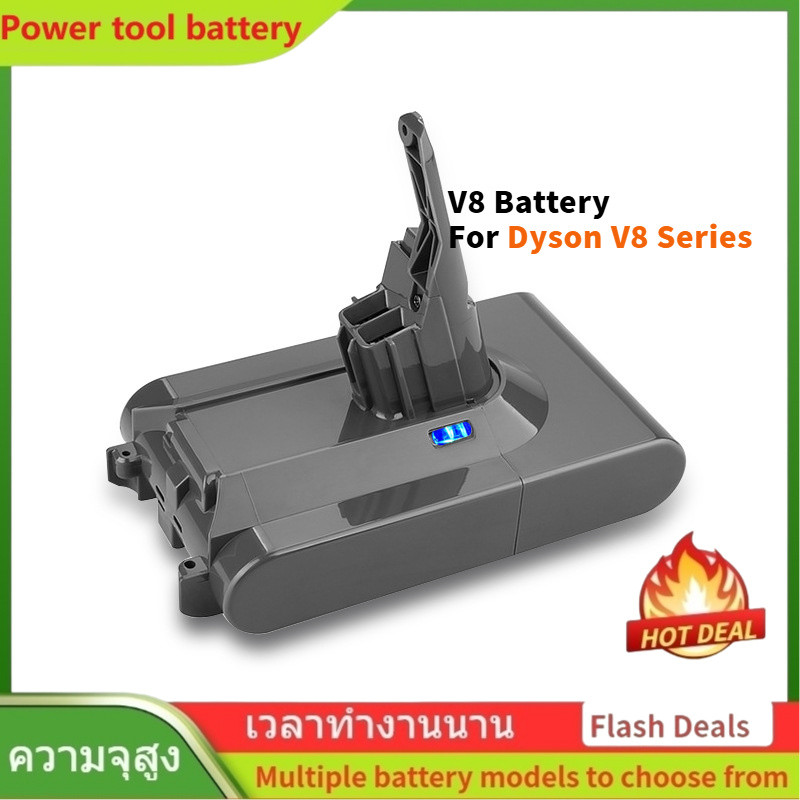 🌟V8 Battery For Dyson V8 Series (21.6V 3000mAh 4000mAh)  Cordless vacuum cleaner replaces battery