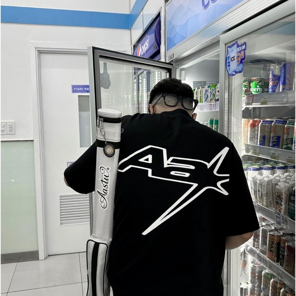 AA STU เสื้อยืดผู้ชายและผู้หญิง KATINO STUDIO ผ้าฝ้ายคุณภาพสูง Unisex นุ่ม ยืด เท่ แท็กเต็ม