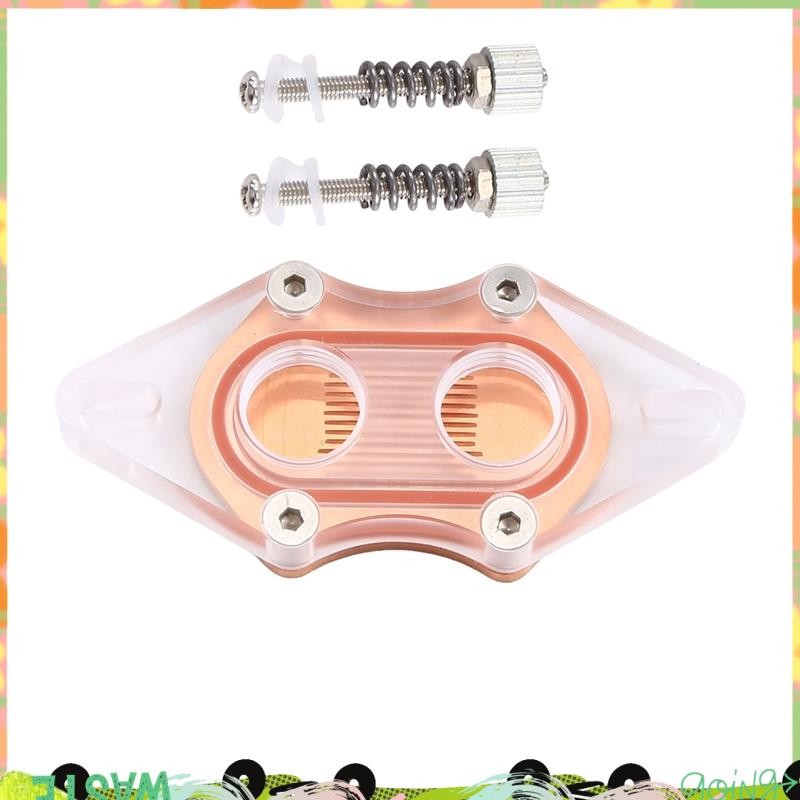 CPU Water Cooling Block Cooler อะคริลิคโปร่งใส South Bridge Northbridge Block สําหรับคอมพิวเตอร์ CPU