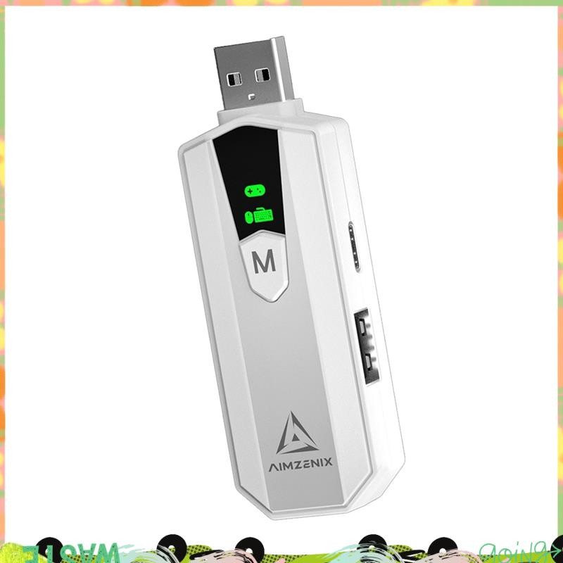 AX200PRO PC Gaming Converter คีย์บอร์ดเมาส์อะแดปเตอร์เข้ากันได้กับเกม FPS ยอดนิยม