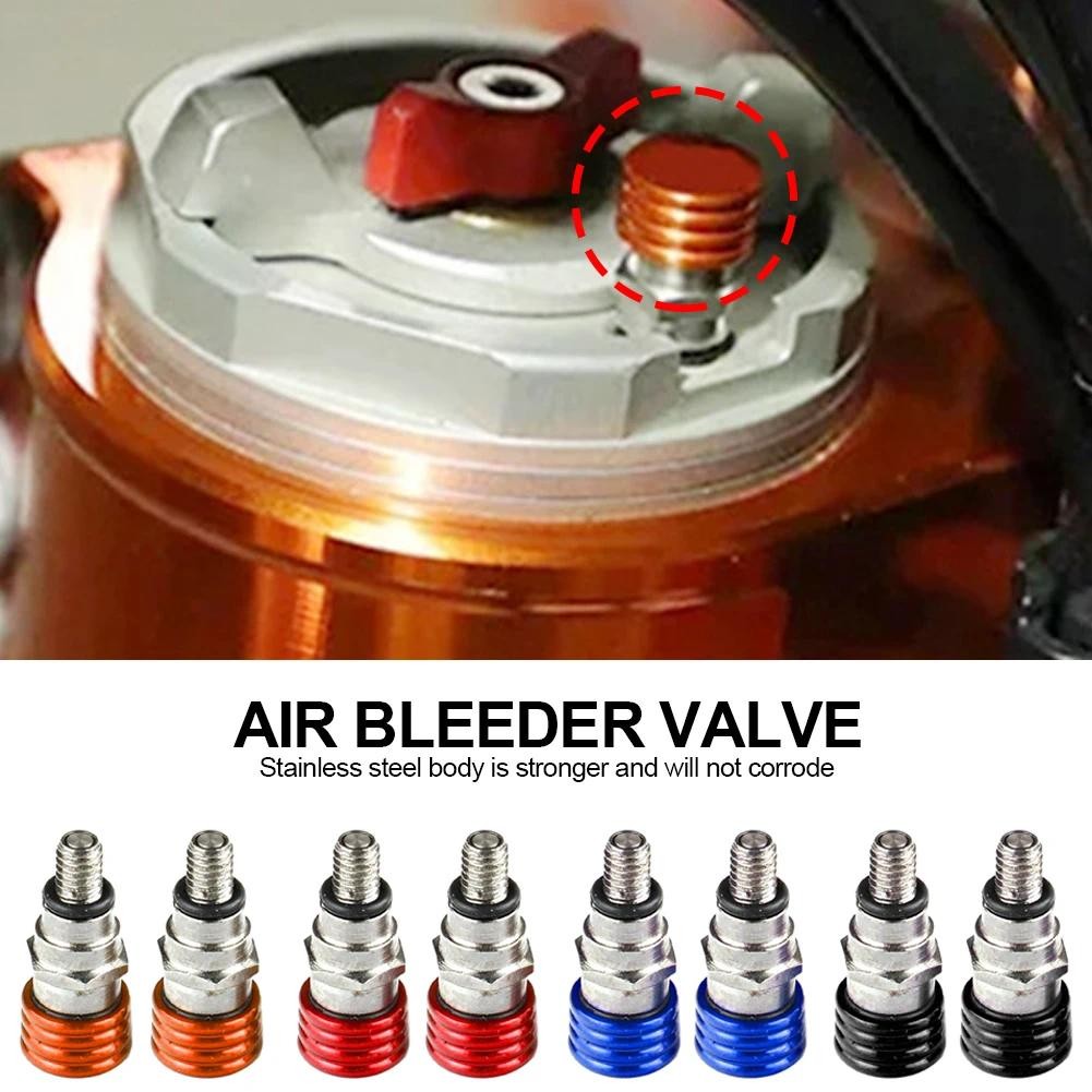 2 ชิ้นรถจักรยานยนต์ส้อม Air Bleeder วาล์ว M4x0.7 สําหรับ SX SXF EXCF XC XCF XCW XCFW 85-500 2005-201