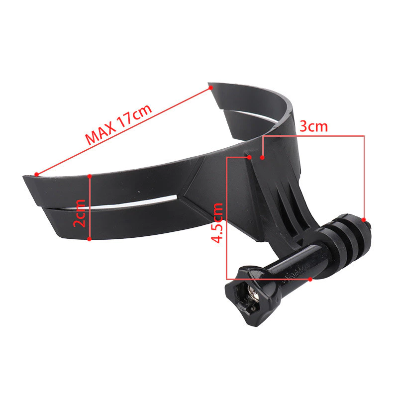 【พร้อมส่ง】ขาติดหมวกกันน้อค แบบบานพับ สำหรับ กล้องโกโปร กล้องแอคชั่น Helmet Bracket for Gopro,Action Camera ชุดติดหมวกกันน้อค thumbnail 8