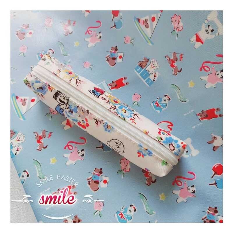 Cath kidston ส่งออกไปยัง UK หลากสีการ์ตูนกันน้ํา pvc กล่องดินสอชั้นเดียวแฟชั่นพิมพ์กล่องดินสอ