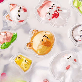 Creative Candy Ghost กระต่าย Drop 3D บรรเทาสติกเกอร์ Scrapbooking DIY ไดอารี่เครื่องเขียนสติกเกอร์ตกแต่งน่ารักความงามสติกเกอร์