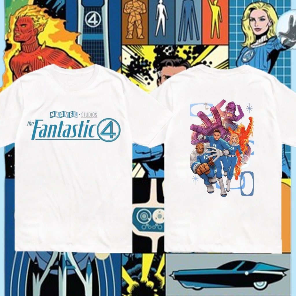 อุปกรณ์ต่อพ่วง Baju Fantastic Four Movie แขนสั้น Mr. มหัศจรรย์/ผู้หญิงที่มองไม่เห็น/ สิ่ง/ไฟฉายมนุษย