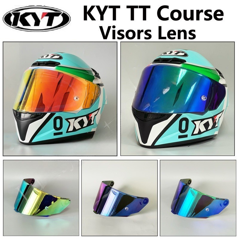 KYT TT Course Visor Lens Iridium Lens KYT TT Course Helmet