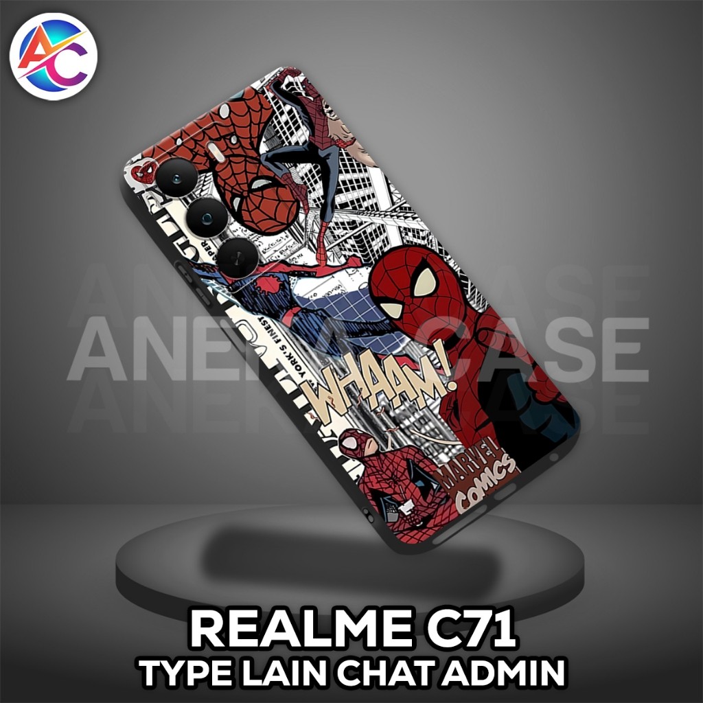 AC15-Case REALME C71-Motif COWOK-Softcase REALME C71-Casing REALME C71-Silicone REALME C71