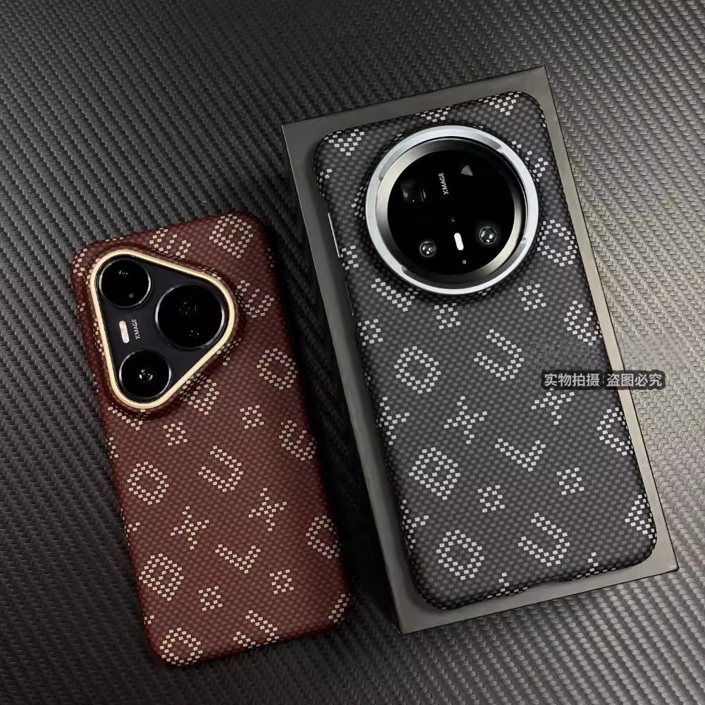 เคสโทรศัพท์แม่เหล็กเรืองแสงสําหรับ Huawei Pura 80 70 Pro + Mate 70 60 Pro กรอบเลนส์โลหะเคสป้องกันการตกน้ําหนักเบาคาร์บอนไฟเบอร์พื้นผิวฝาครอบป้องกัน
