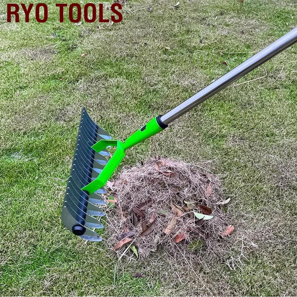 Ryo Tools เครื่องมือ Ryo เครื่องมือ Thatch Tool Dead Grass ทำความสะอาดโลหะผสมเหล็กกล้ามุงจากเส้นโค้ง