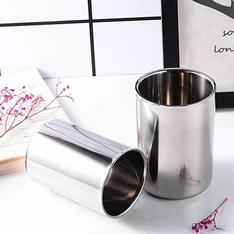 1CLICK2BUY Mugumu แก้วติดผนังสแตนเลสเกาหลี 192ml - MG031