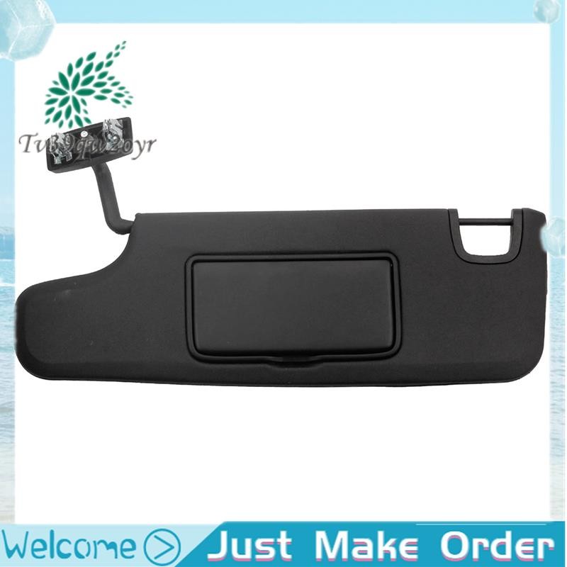 ซ้าย Sun Visor ภายในรถสีดําไดร์เวอร์ด้านข้าง 6CJ07DX9AA สําหรับ Jeep Wrangler JK 2007-2017