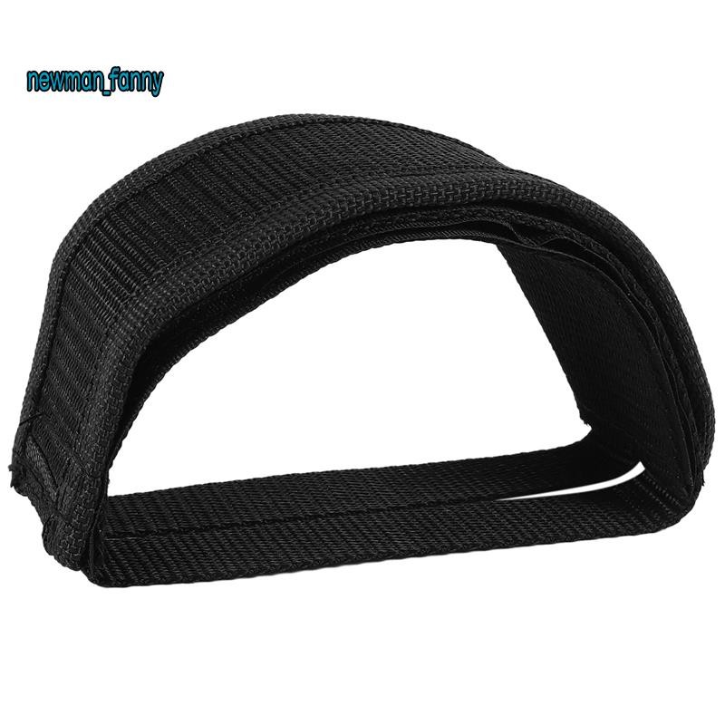 Fixed Gear Fixie BMX สายรัดกาวAnti-slipToe Clips สีดำ