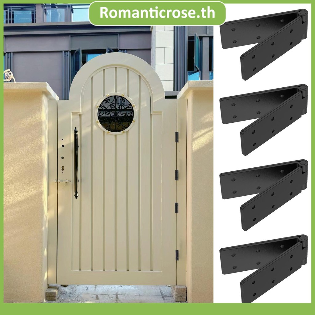4ชิ้นบานพับประตูหนักโลหะพับบานพับเชื่อมต่อกันสนิมสําหรับไม้กล่องเฟอร์นิเจอร์ ร้านค้า8458