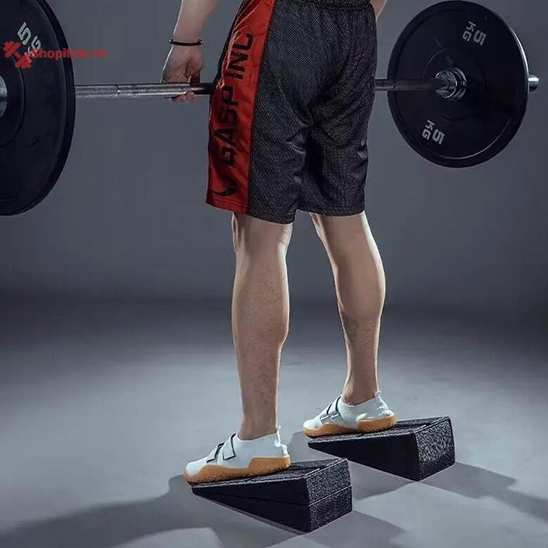 บล็อกยกน้ำหนัก Squat Wedge 3 ชิ้น สำหรับ Strengthening และ Stretching ในขณะทำ Deadlift และ Squat