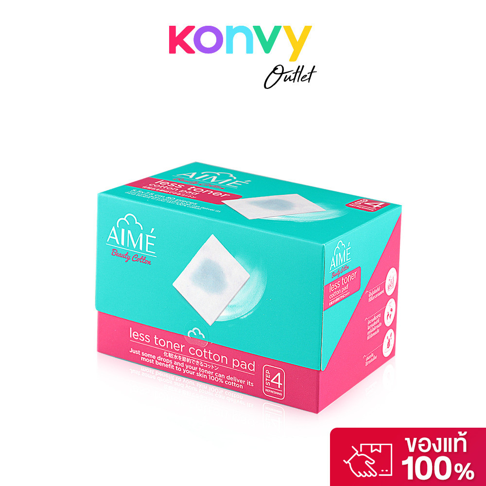 Aime Less Toner Cotton Pad 80pcs.