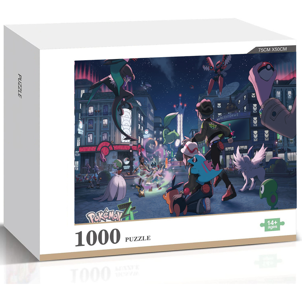 Pokémon Legends ZA จิ๊กซอว์ไม้ของเล่นเพื่อการศึกษาของขวัญตกแต่งบ้าน