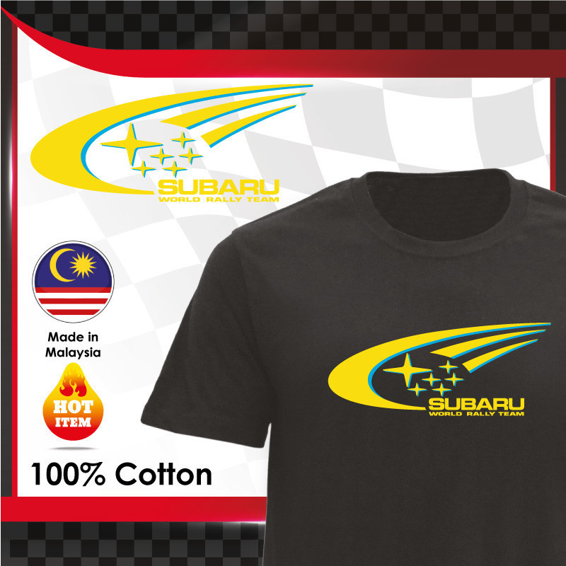 Subaru Mp X Impreza Wrx Sti Ej257 Ej207 Jdm Motorsports เสื้อยืดคอกลมผ้าฝ้าย 100% Baju Lelaki D-12