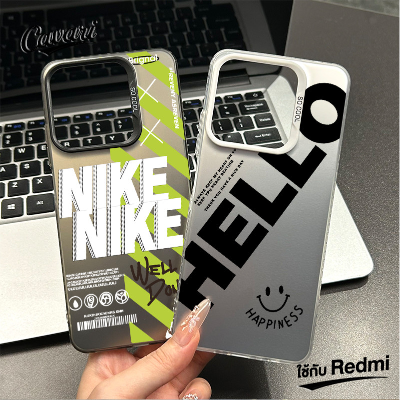 เคสโทรศัพท์ Redmi 12 13C 12C 9A 9T 10C 9 10 10A 9C NFC A1 POCO M3 X5 Note 13 12 10 11 8 9 10Pro ตัวอักษรสไตล์ยุค โทรศัพท