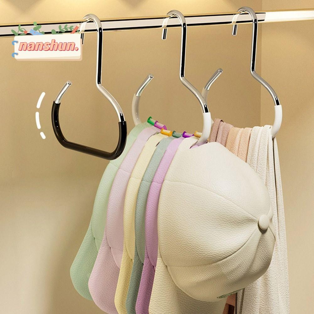 นันชุน ตะขอแขวนหมวก, ที่แขวนหมวกวงแหวนวงกลมแบบไม่ทําเครื่องหมาย, ราวแขวนผ้าขนหนูผ้าพันคอกันลื่นที่ทนทาน