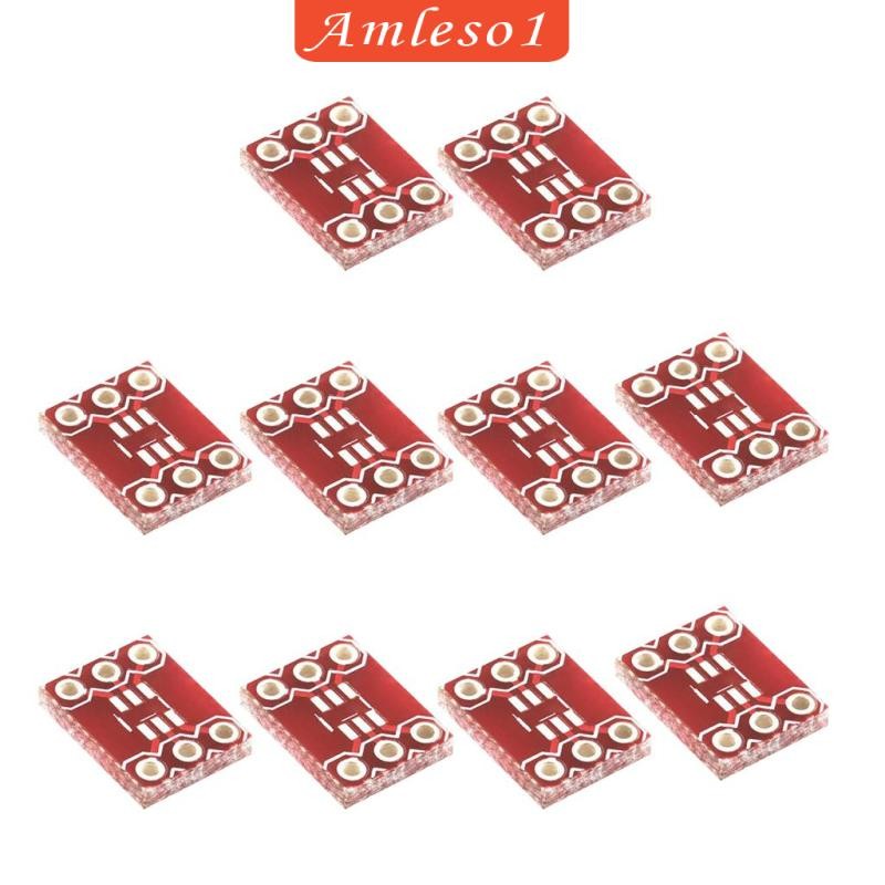 [Amleso1] แพ็ค 10 ชิ้น 6 พิน SOT23 เป็นอะแดปเตอร์ DIP บอร์ด PCB SMD Converter บอร์ดใหม่