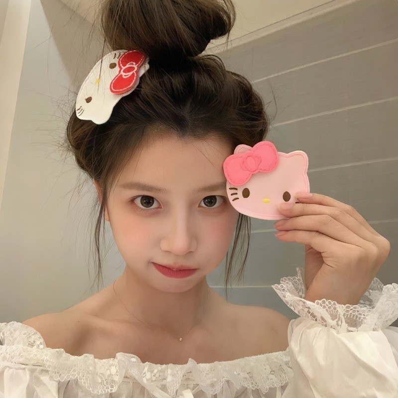 แฮร์พีชหัวแมวสุดน่ารักใช้เพื่อเรียงลําดับผมแตกสําหรับเด็กผู้หญิง