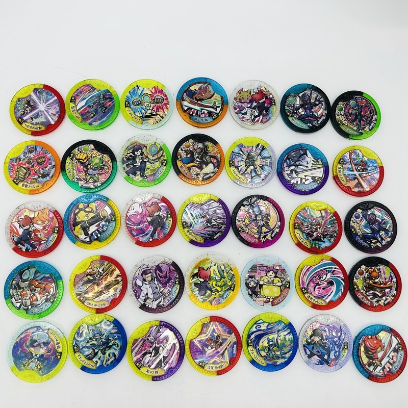 ของแท้จํานวนมาก Yo-kai Academy Y Yo-kai Watch Badge 2-4 Star Yo-kai Yuan เหรียญชิปโลภ 1
