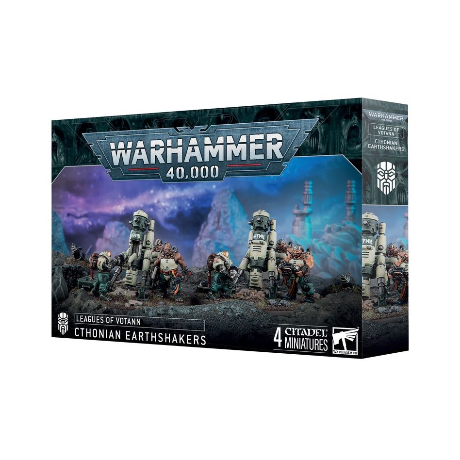 (GW พร้อมส่ง) WARHAMMER 40K:LEAGUES OF VOTANN: CTHONIAN EARTHSHAKERS โมเดลวอร์แฮมเมอร์