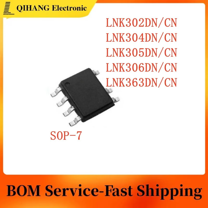 1-5PCS LNK302DN LNK304DN LNK305DN LNK306DN LNK363DN LNK364DN LNK562DN LNK564DN SOP-7 Power IC