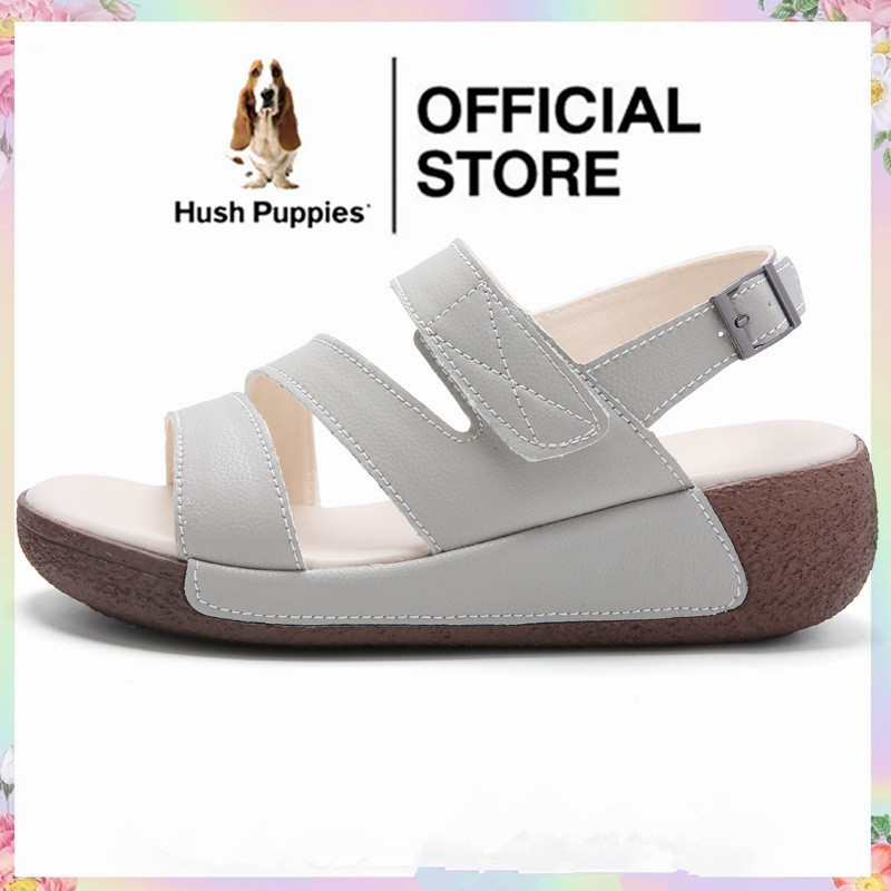 Hush Puppies รองเท้าโลฟเฟอร์ ส้นแบน แบบสวม สําหรับผู้หญิง