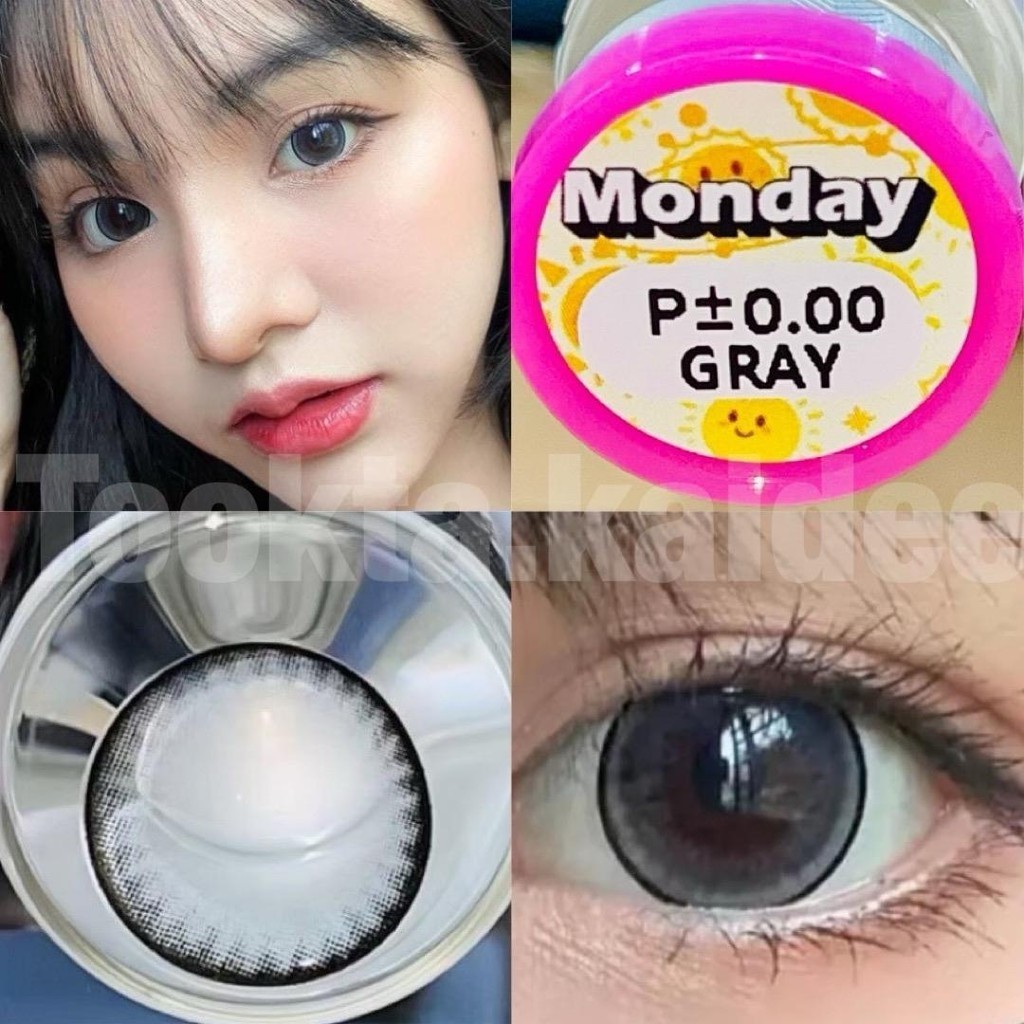 คอนแทคเลนส์kissylens ค่าน้ำ65% Monday (มันเดย์)