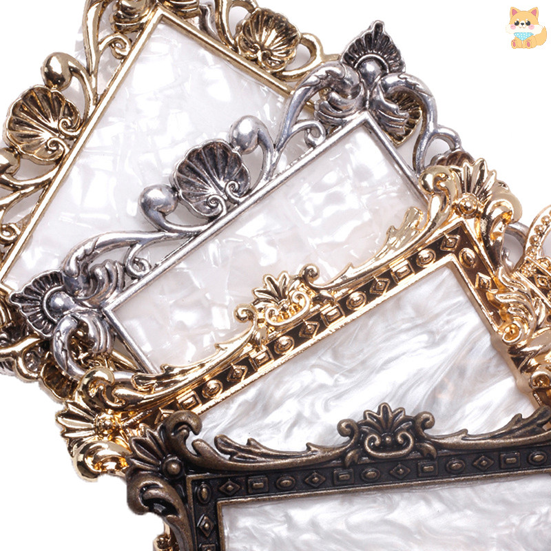 [VI] 1 ชิ้น Retro Nail Art Display Frame ผู้ถือยาทาเล็บการ์ดเล็บกรอบแสดง TH