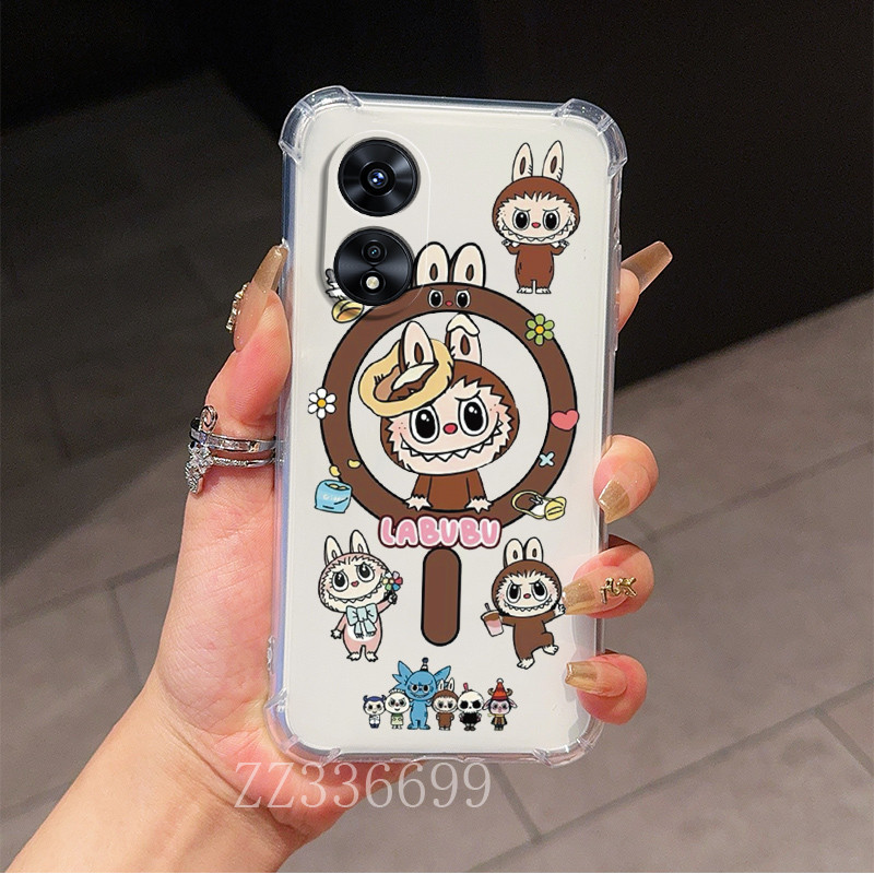 เคส Honor X5 plus YQlabubu เคสโทรศัพท์แบบใสซิลิโคน ป้องกันสี่มุม