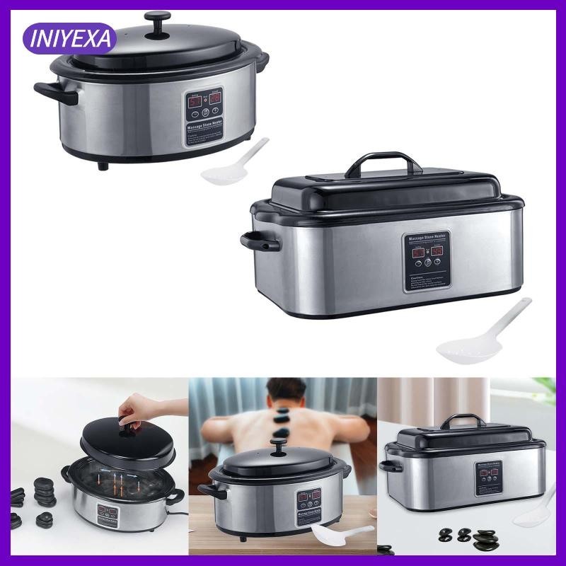 [Iniyexa] เครื่องทําความร้อนหินร้อน อุปกรณ์ทําความร้อน หินร้อน หม้ออุ่นนวด