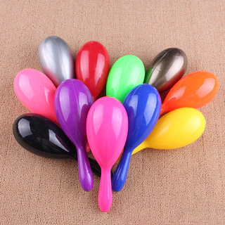 [ พร้อมส่ง ] ลูกแซค ไข่เขย่า มาราคัส เครื่องดนตรี มือเขย่า มีหลายสี