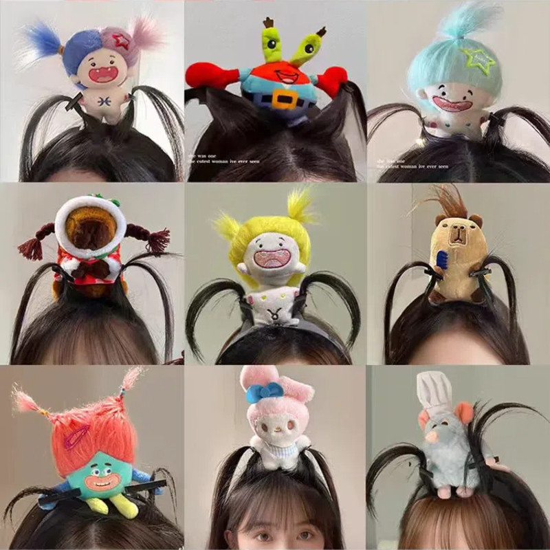 น่ารักผมของเล่นคาดศีรษะสร้างสรรค์ตลกคาดศีรษะแฟชั่นสาวอุปกรณ์ผม