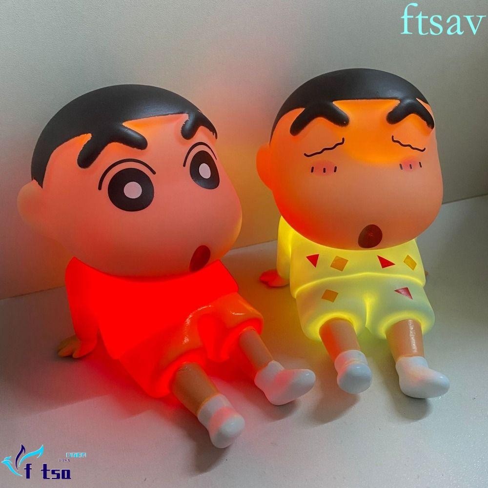 Swiftsaver ขาตั้งโทรศัพท์มือถือ, Crayon Shin-Chan PVC Doll Creative Phone Holder, Smartphone Holder Desk Decor รูปเรืองแสงวงเล็บโทรศัพท์มือถืออุปกรณ์เสริมโทรศัพท์