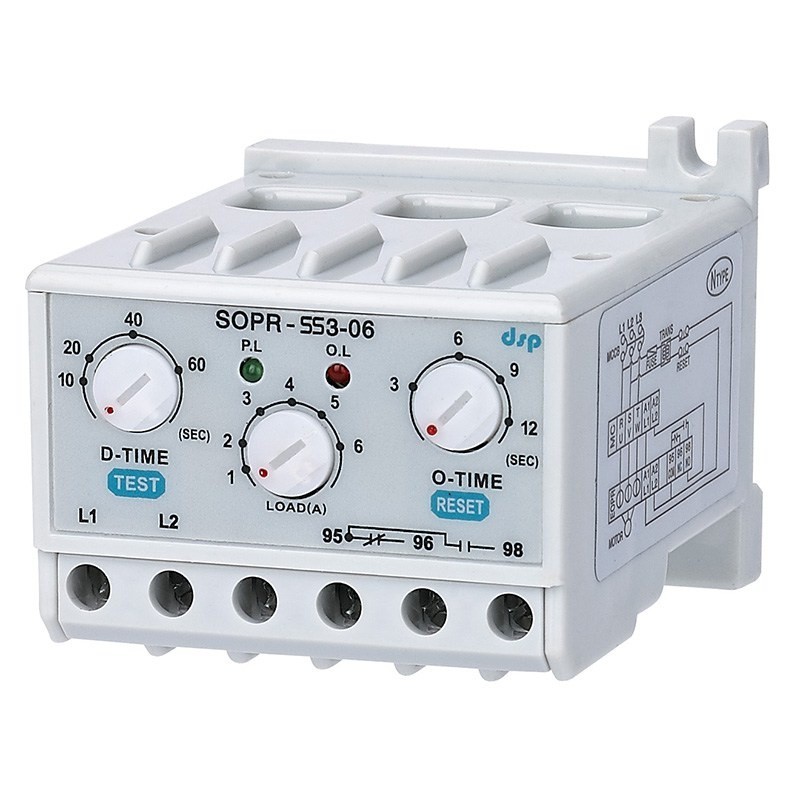 ⁑Samwha-Dsp SOPR-SS3-440 Electronic Overload Relay Motor Protector Thermal Overload Relay (Un:180-46