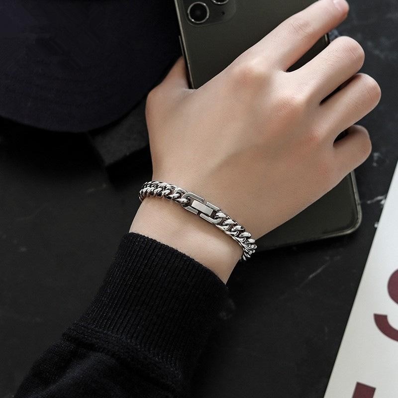 AA84 สร้อยข้อมือสแตนเลส ขนาด 8 mm
