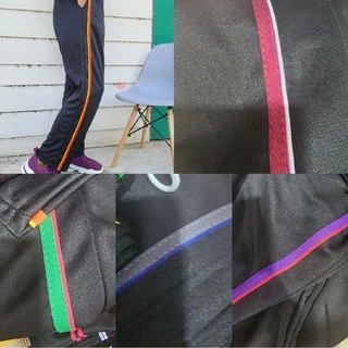 (เซ็ต4) กางเกงวอร์มขาปล่อย แถบซิ่ง แถบ1เส้น เนื้อผ้าใส่สบาย ใส่สบาย ไม่ร้อน ไม่คัน ออกกำลังกาย กีฬา
