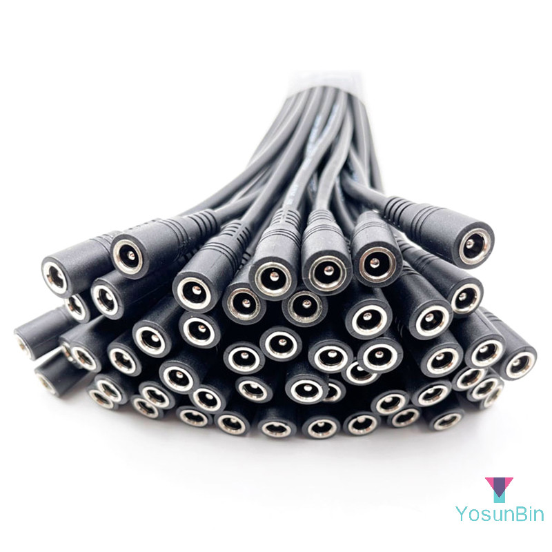 YosunBin] 10 ชิ้น 5.5x2.1 ปลั๊กตัวผู้หรือหญิงสายขั้วต่อสายไฟสําหรับ 3528 5050 LED Strip Light ใหม่ - รูปที่ 7