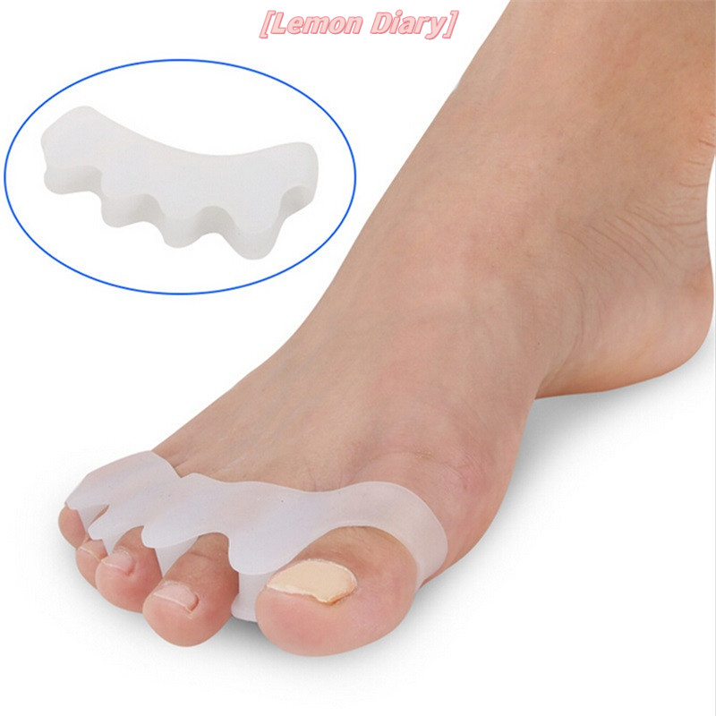 แอลดี| 1 คู่เจล Toes Separators Orthotics Stretchers Align Correct Overlopping Toes ใหม่