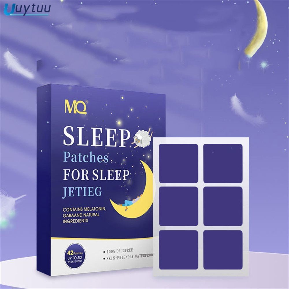 Uytuu Mq Sleep Aidแพทช์42ชิ้นนอนไม่หลับเรื้อรังปรับปรุงคุณภาพการนอนหลับลึกSleep Home Sleep Patch