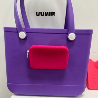 UUMIR กระเป๋าใส่เหรียญ,กระเป๋าเก็บสีทึบความจุขนาดใหญ่,กระเป๋…