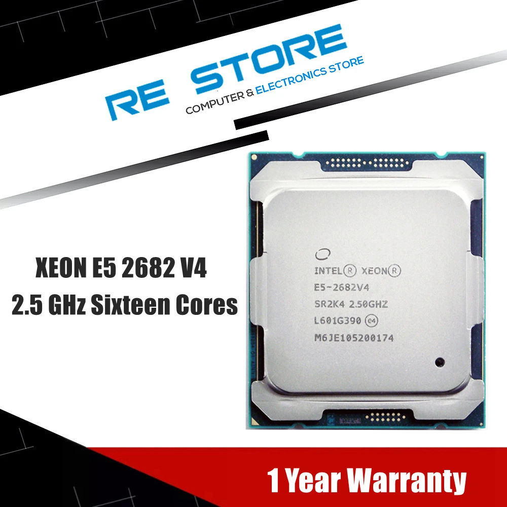[สต๊อกพร้อม] intel xeon e5 2682 v4 cpu 16 Core โปรเซสเซอร์ 2.5ghz 40mb l3 แคช 120w sr2k4 lga 2011-3