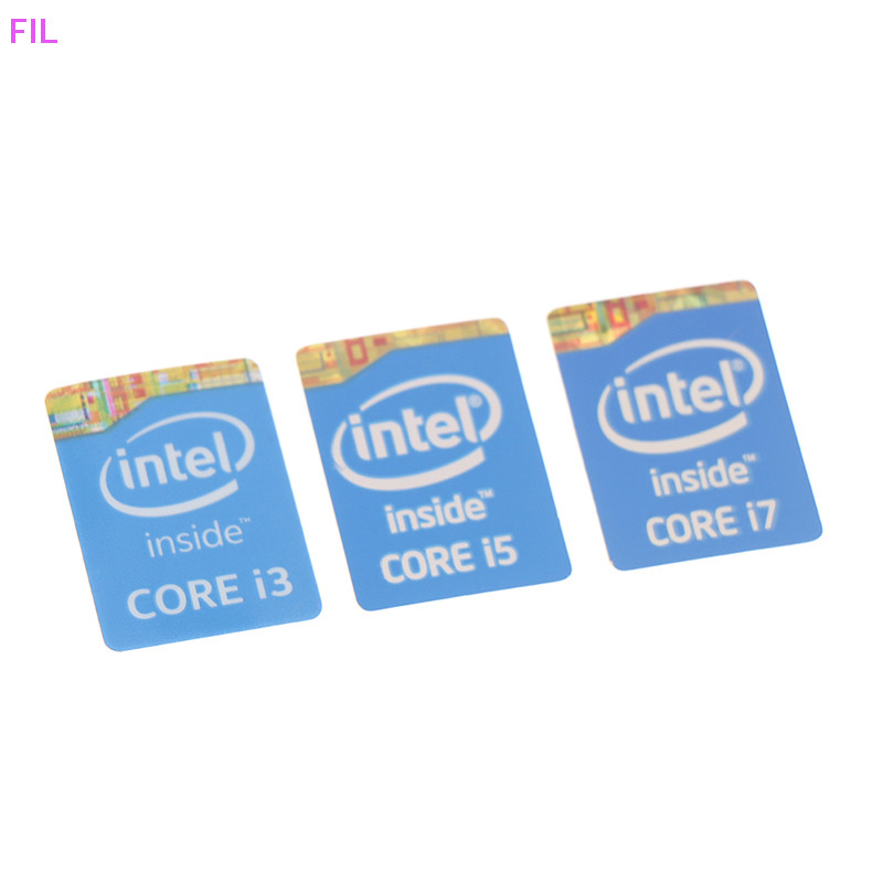 Fil 5 ชิ้น 4th Generation Intel Core I3 I5 I7 ป้ายสติกเกอร์ตกแต่งโน้ตบุ๊ค OP